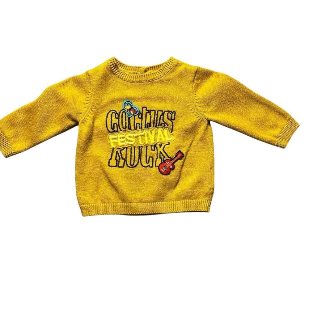 Du Pareil Au Meme Cactus Rock Festival Sweater Size 6 Months